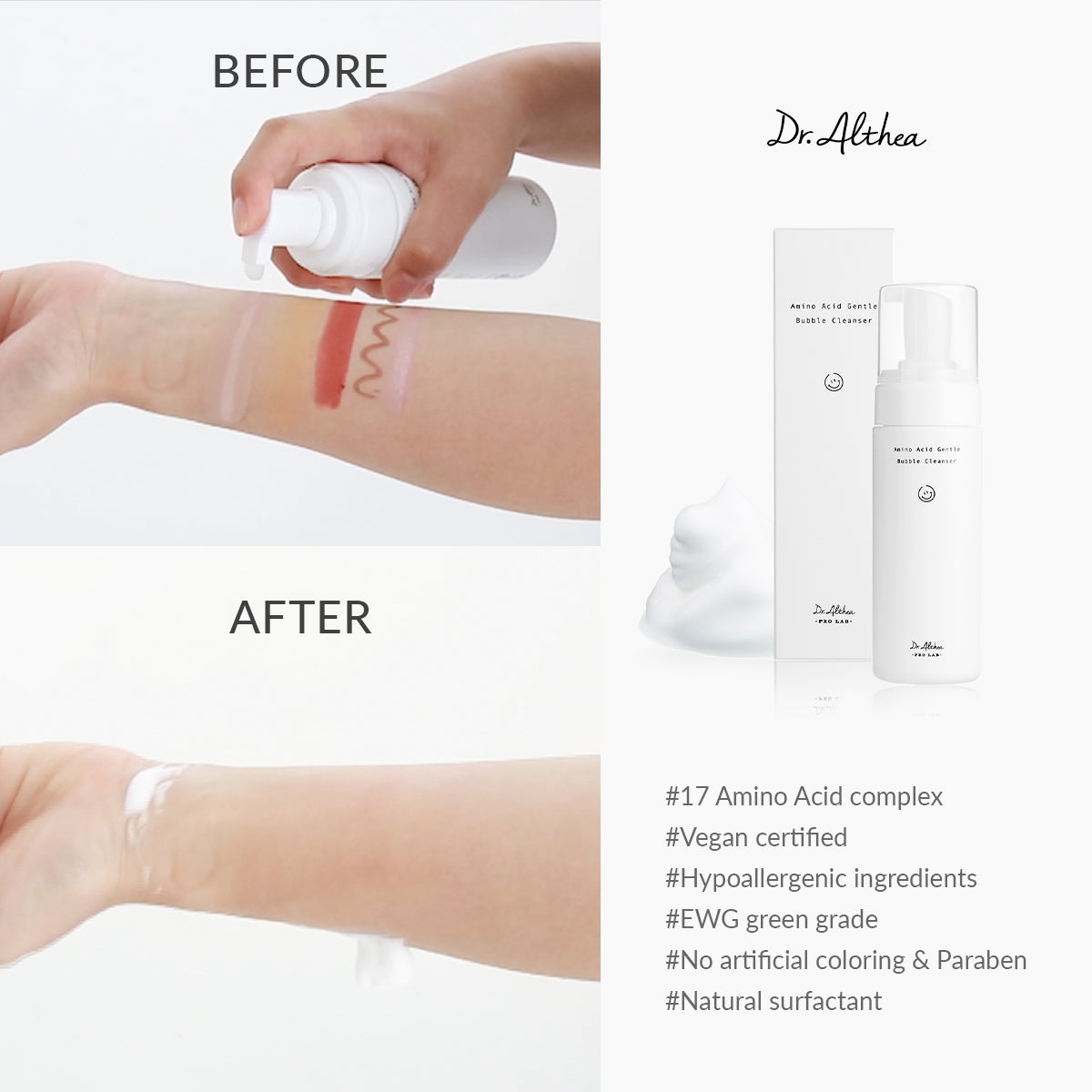 Amino Acid Gentle Bubble Cleanser 140ml