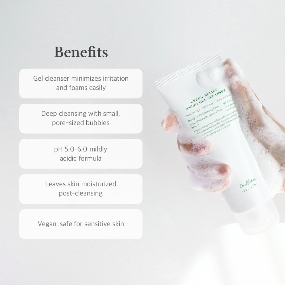 Green Relief Amino Gel Cleanser