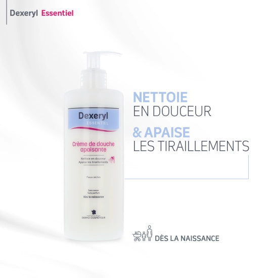 La Crème de douche apaisante Dexeryl ESSENTIEL