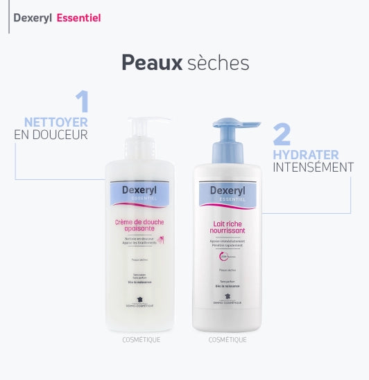 La Crème de douche apaisante Dexeryl ESSENTIEL