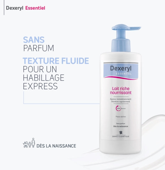 Lait riche nourrissant Dexeryl ESSENTIEL