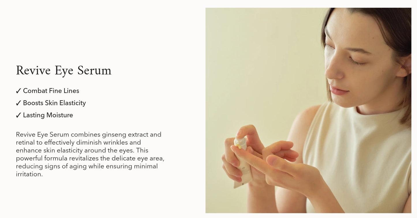 REVIVE EYE SERUM : GINSENG + RETINAL 30ml