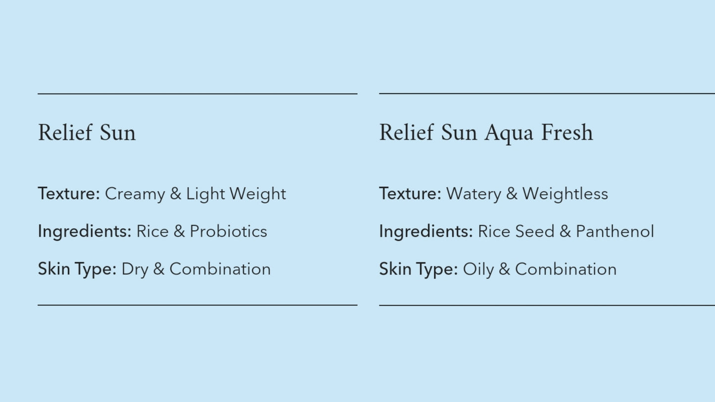 Relief Sun Aqua-Fresh : Riz + B5 (SPF50+ PA++++) 50ml