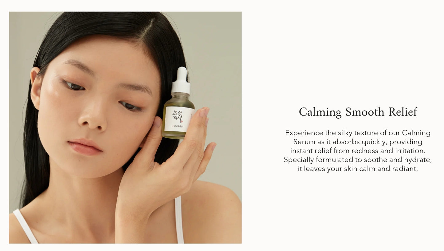 CALMING SERUM : Green tea + Panthenol 30ml