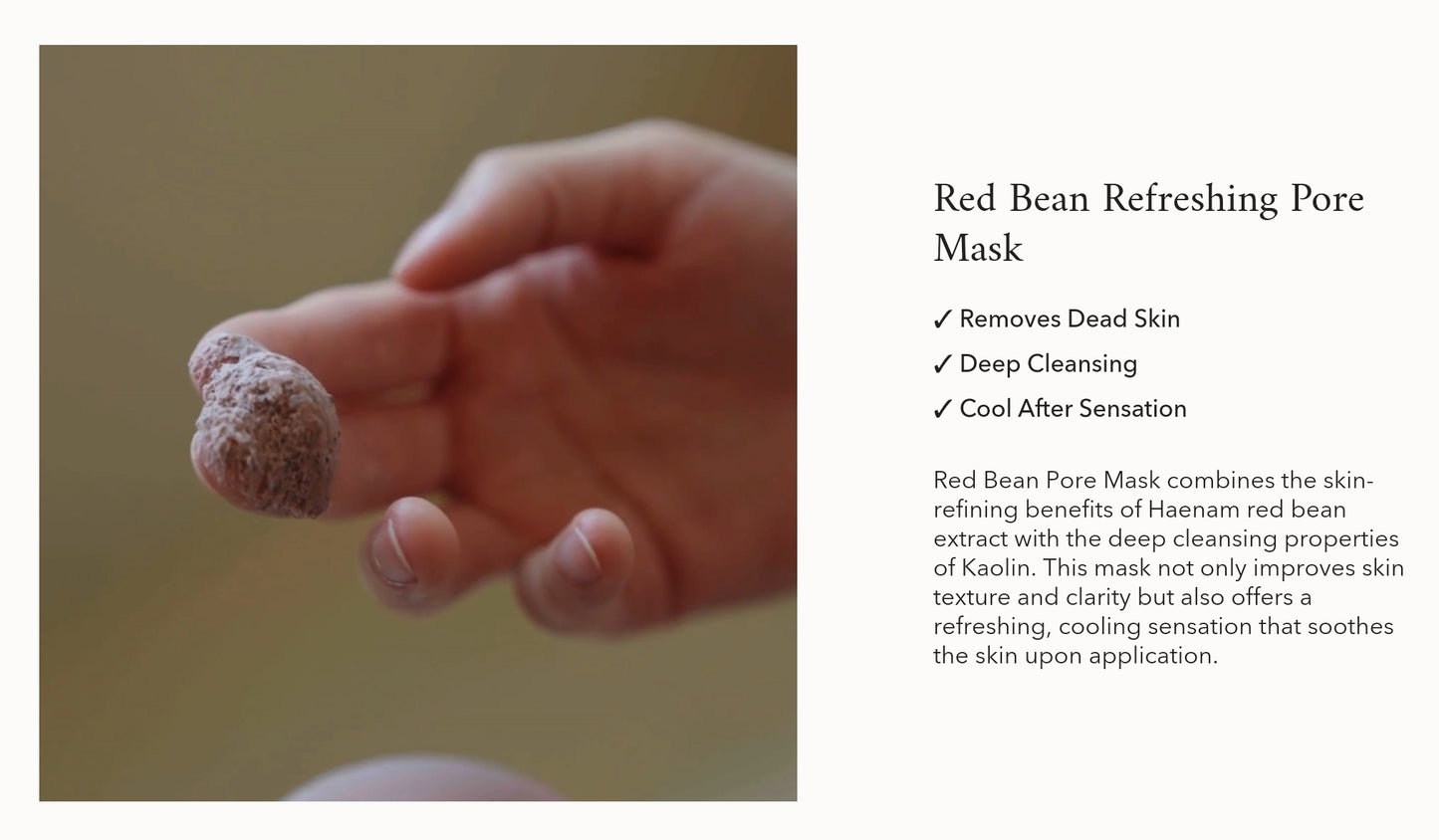 RED BEAN REFRESHING PORE MASK 140ml