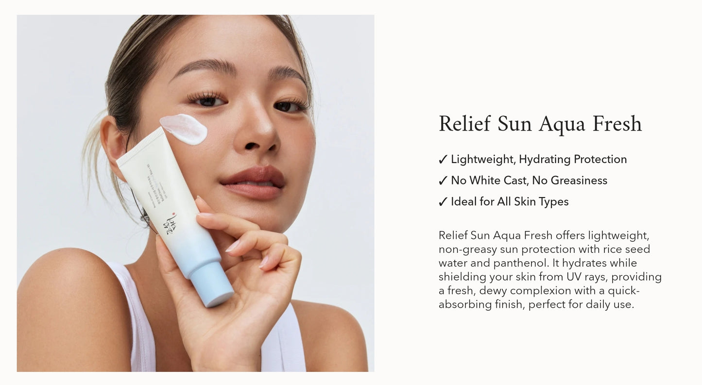 Relief Sun Aqua-Fresh : Riz + B5 (SPF50+ PA++++) 50ml