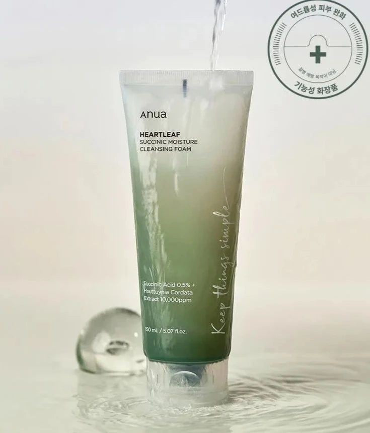 Heartleaf Succinic Moisture Cleansing Foam 150ml