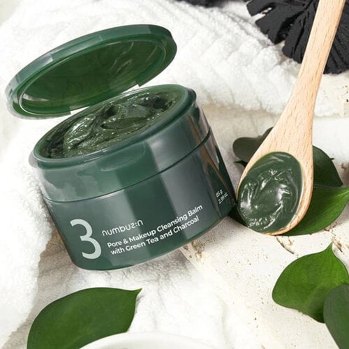 No.3 Pore & Makeup Cleansing Balm with Creen Tea and Charcoal
